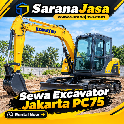 Sewa Excavator Jakrta PC75