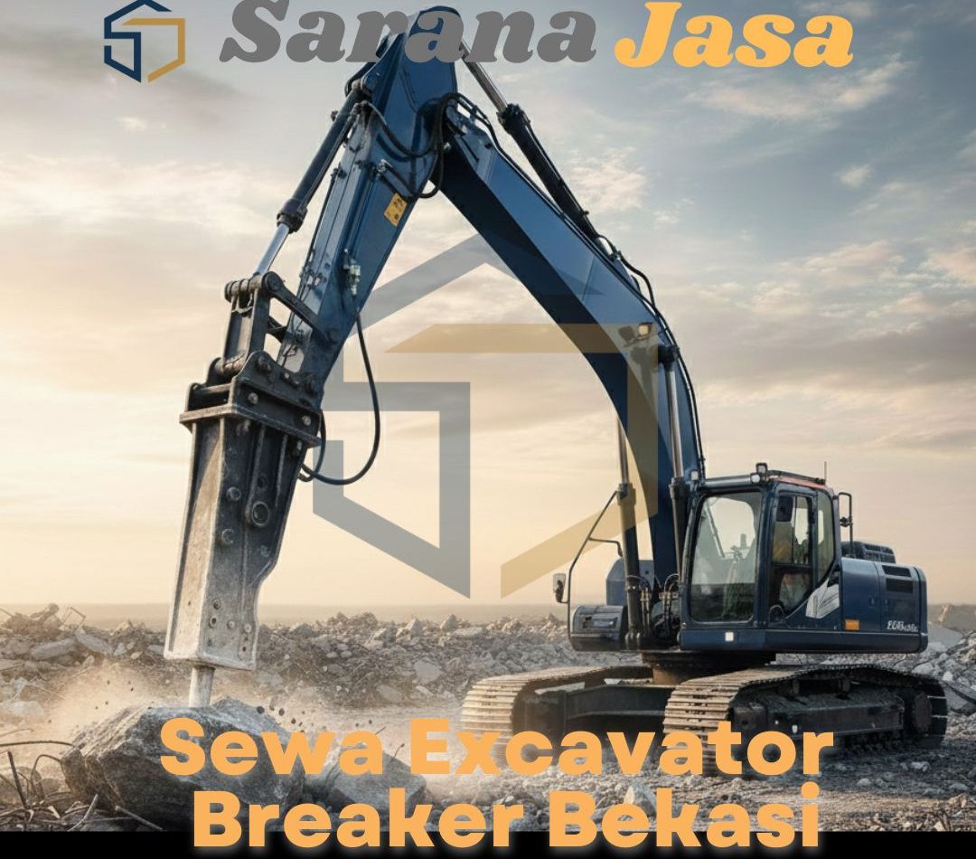 sewa ekskavator breaker bekasi