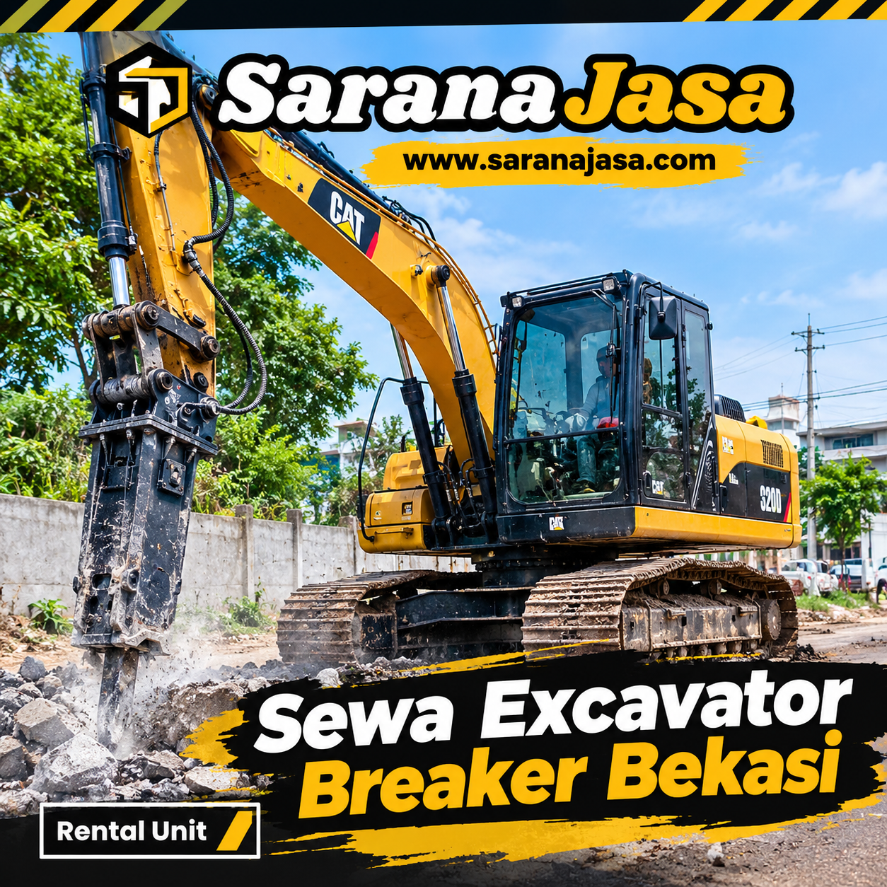 Sewa Excavator Breaker Bekasi Sewa Excavator Breaker Bekasi