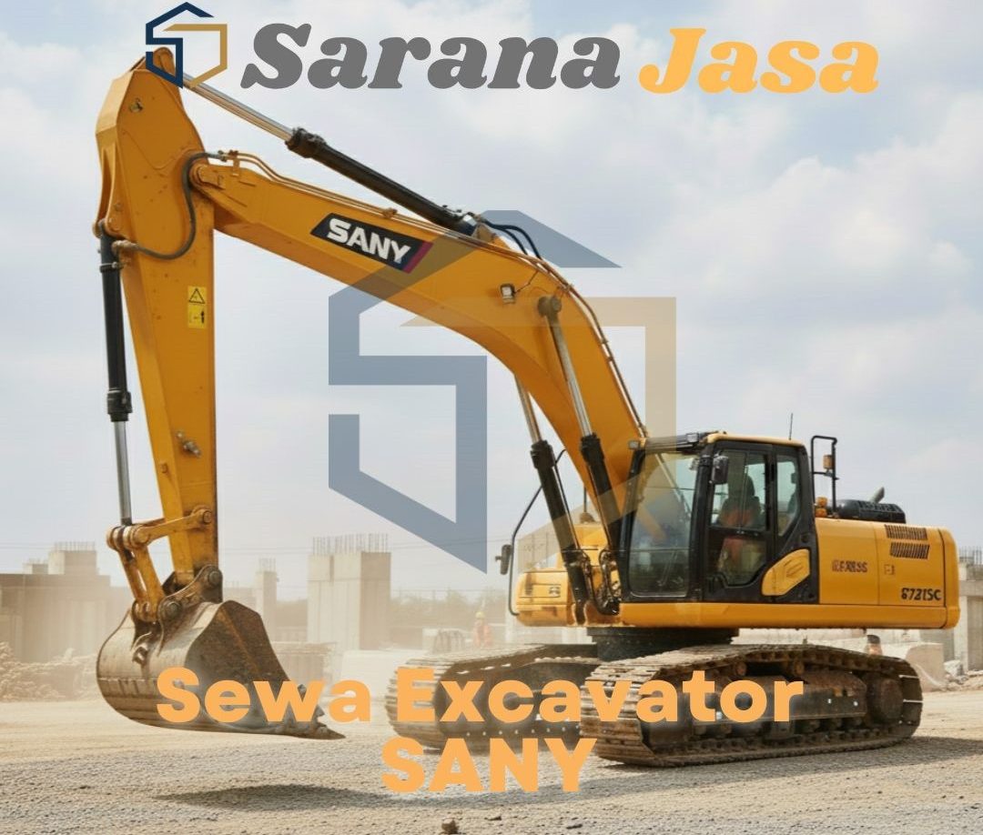 sewa excavator sany
