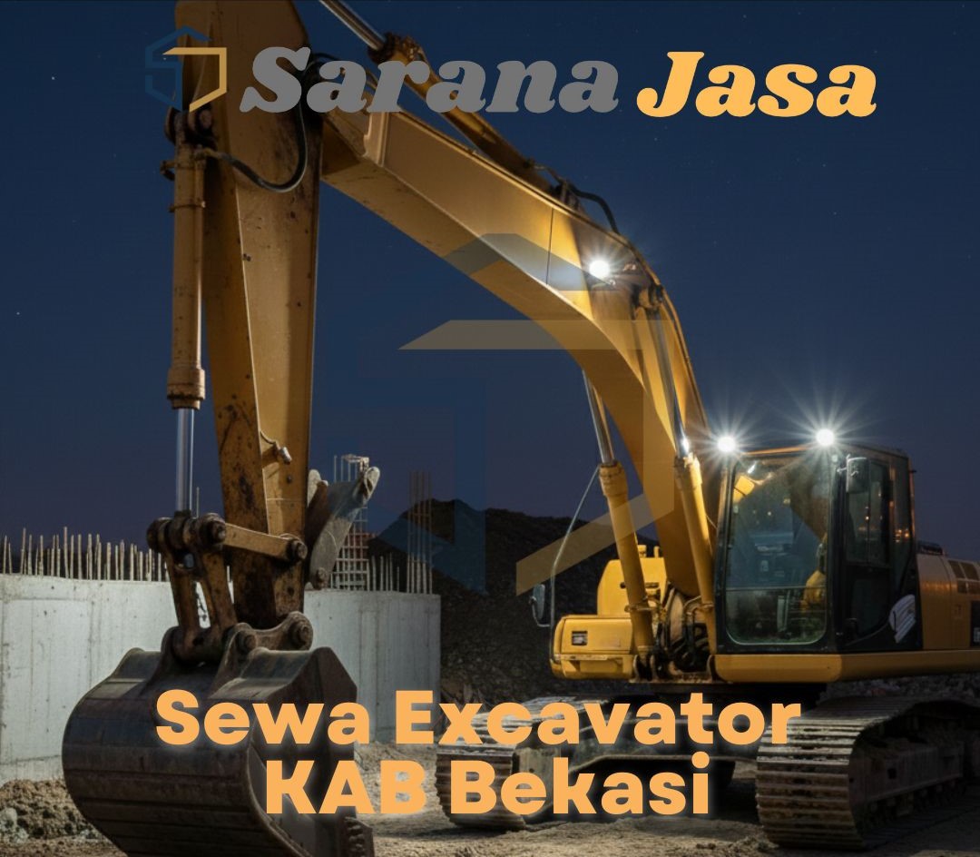 sewa excavator kab bekasi
