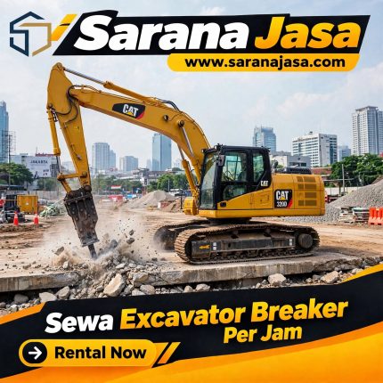 Sewa Excavator Breaker Per Jam