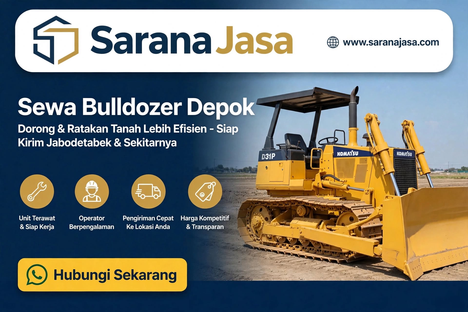 Sewa Bulldozer Depok