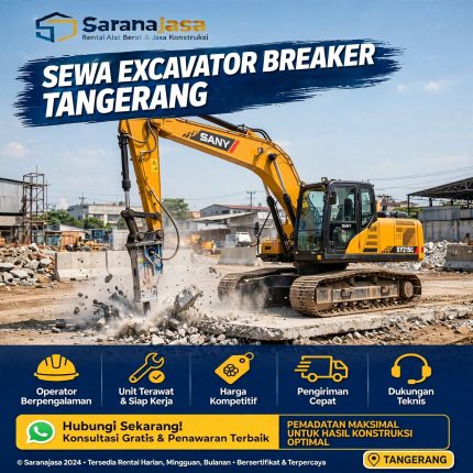 Sewa Excavator Breaker Tangerang