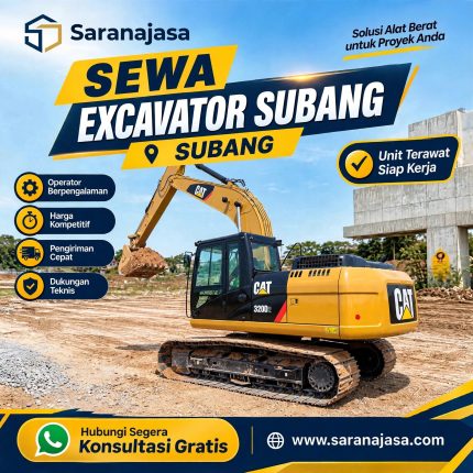 Sewa Excavator Subang
