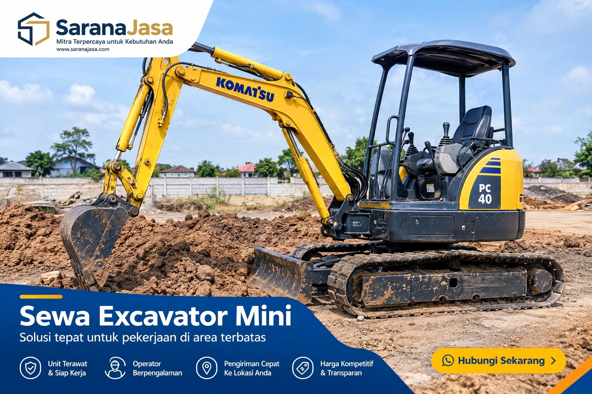 Sewa Excavator Mini
