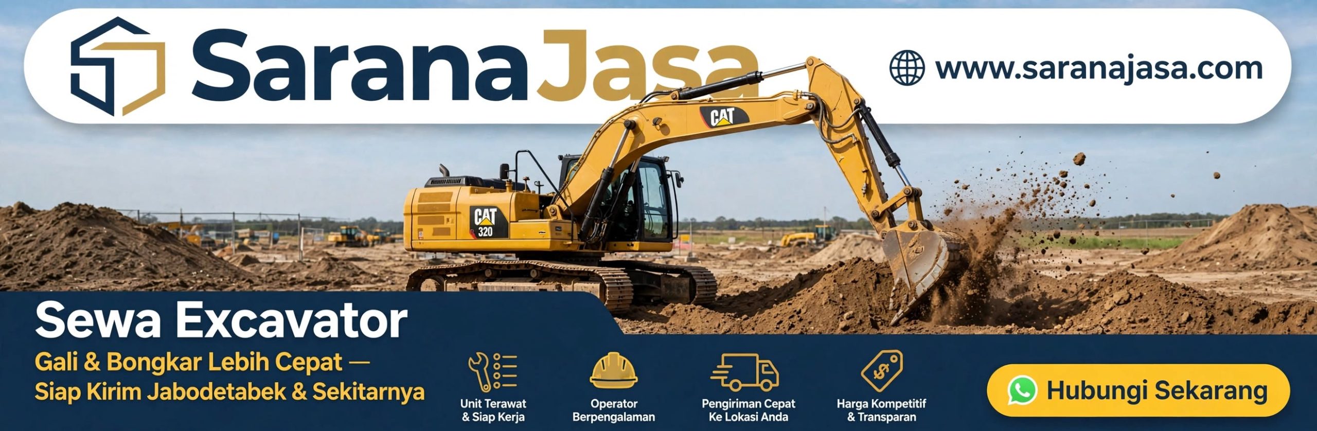 Sewa Excavator Perjam