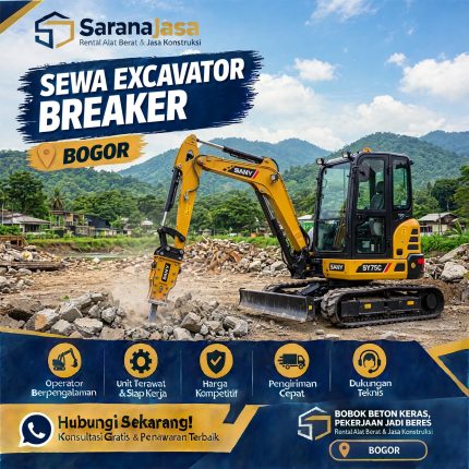 Sewa Excavator Breaker Bogor