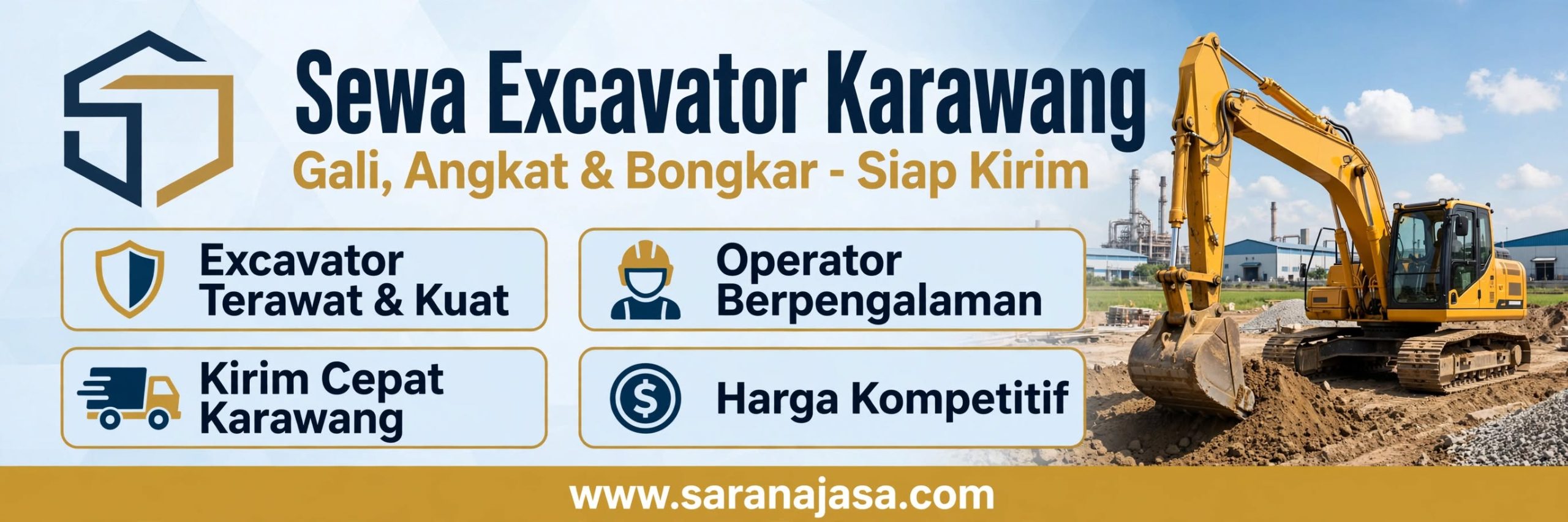Sewa Excavator Karawang