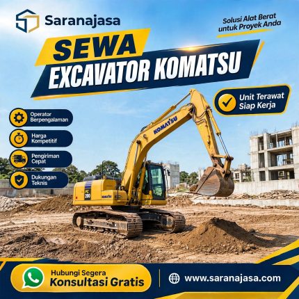 Sewa Excavator Komatsu