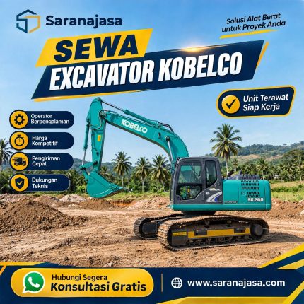 Sewa Excavator Kobelco