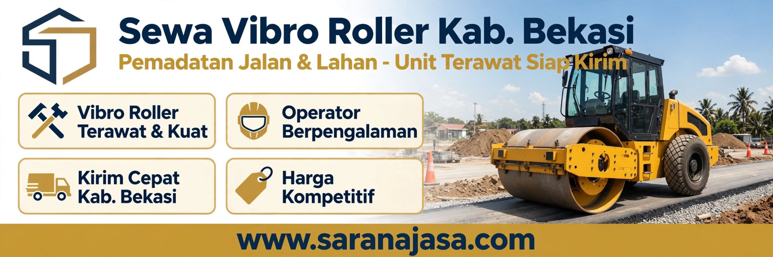 Sewa Vibro Roller Kabupaten Bekasi