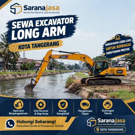 Sewa Excavator Long Arm Tangerang