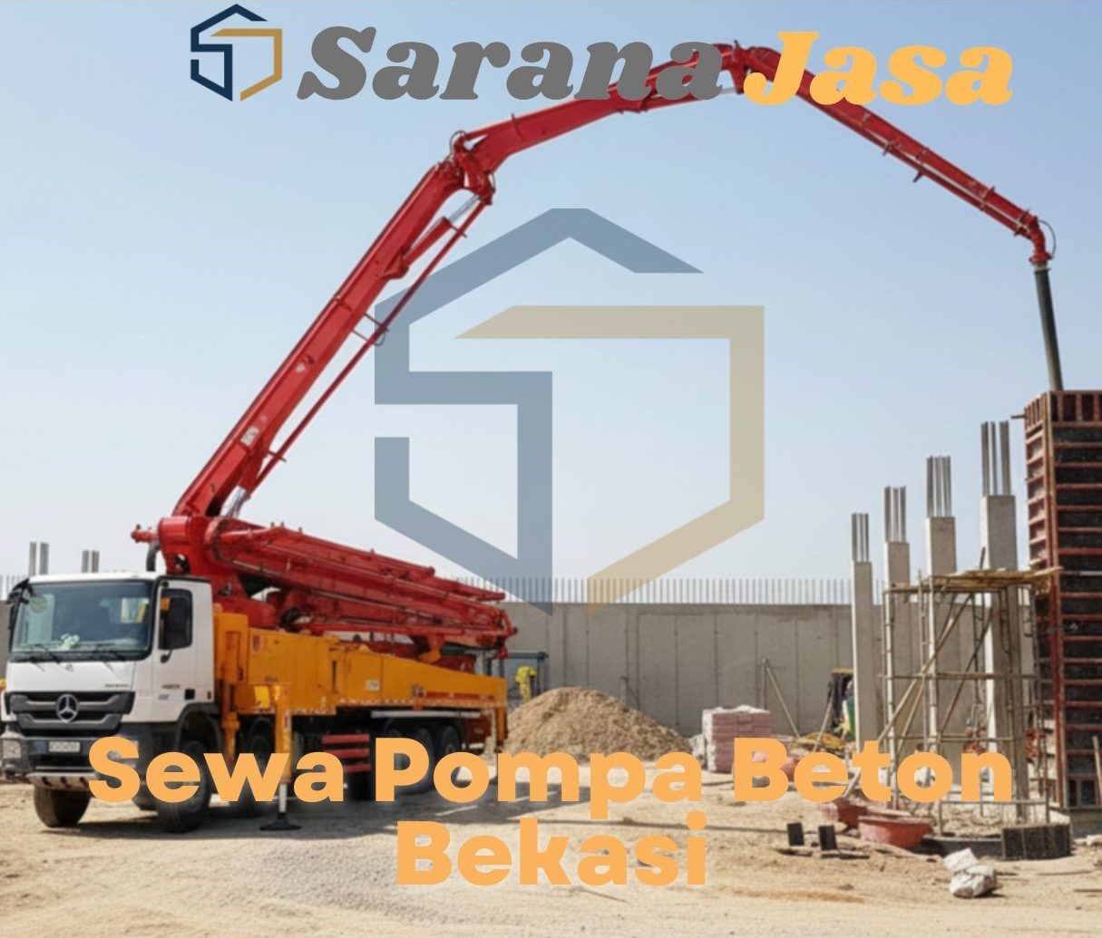 sewa pompa beton bekasi