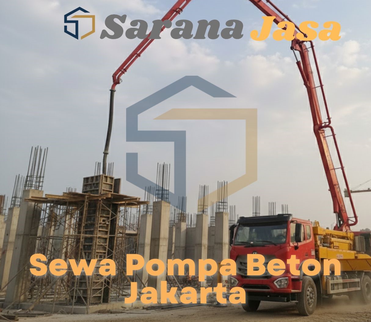 sewa pompa beton jakarta