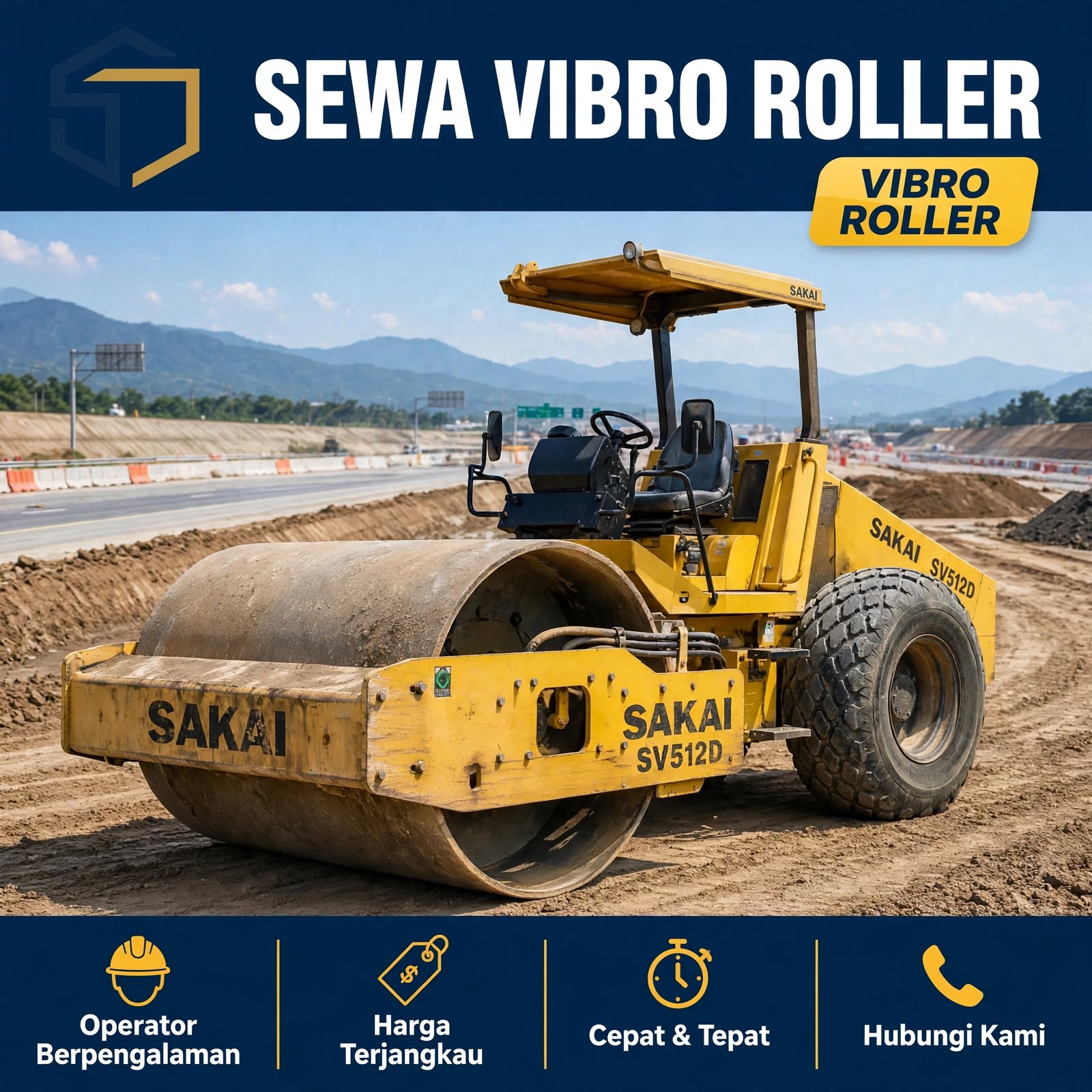 Sewa Vibro Roller Subang Sewa Vibro Roller Subang