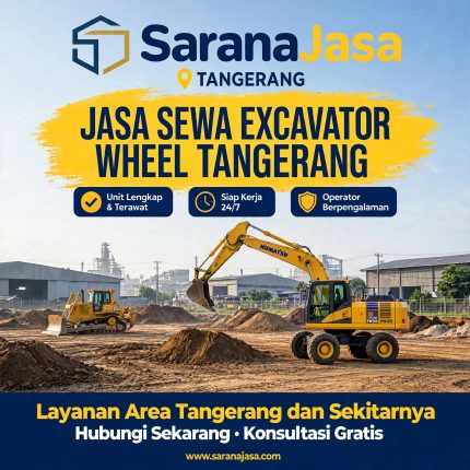 Sewa Excavator Wheel Tangerang