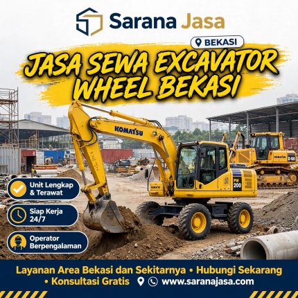 Sewa Excavator Wheel Bekasi