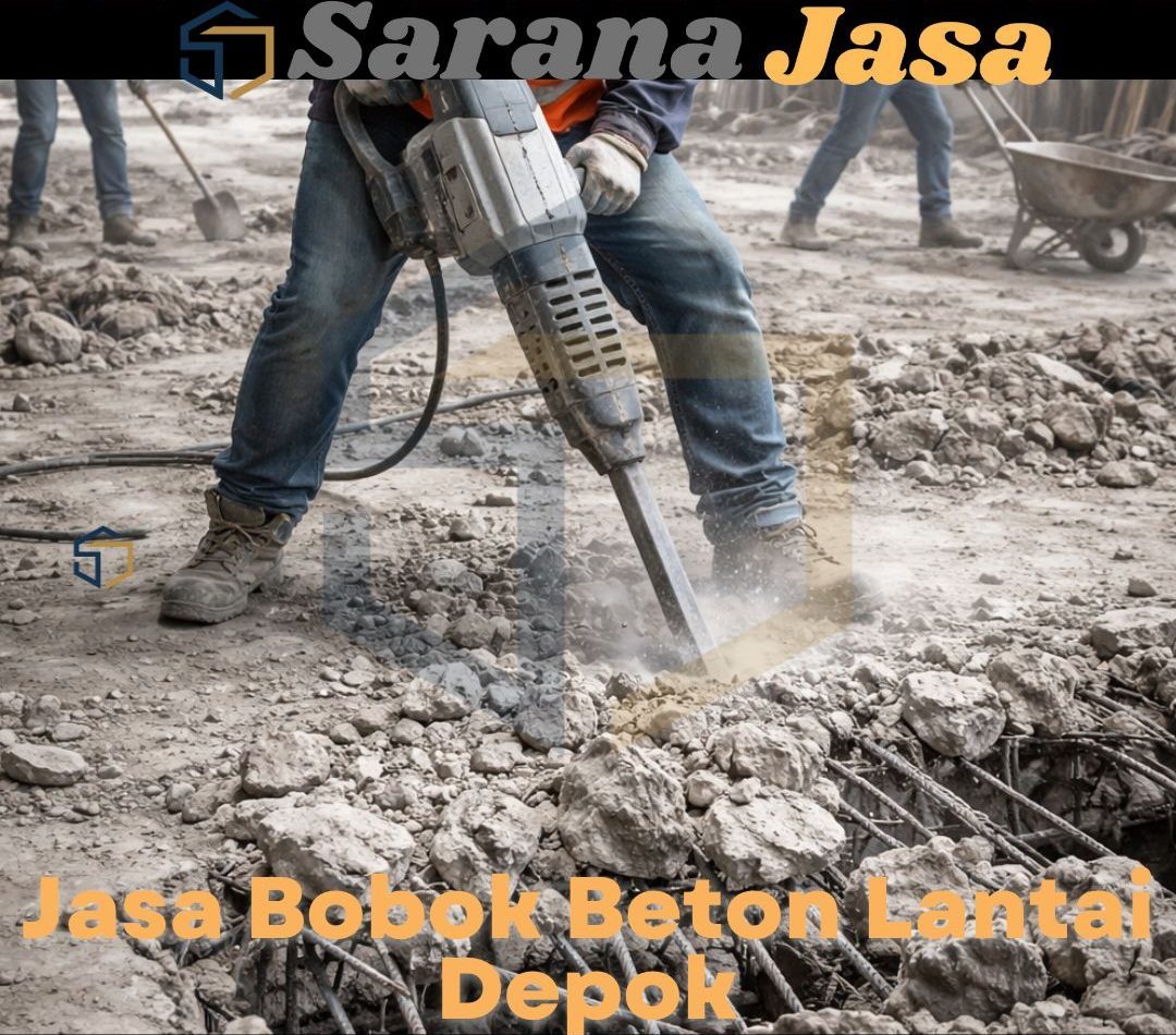 jasa bobok beton lantai depok