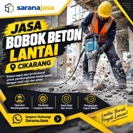 Jasa Bobok Beton Lantai Cikarang