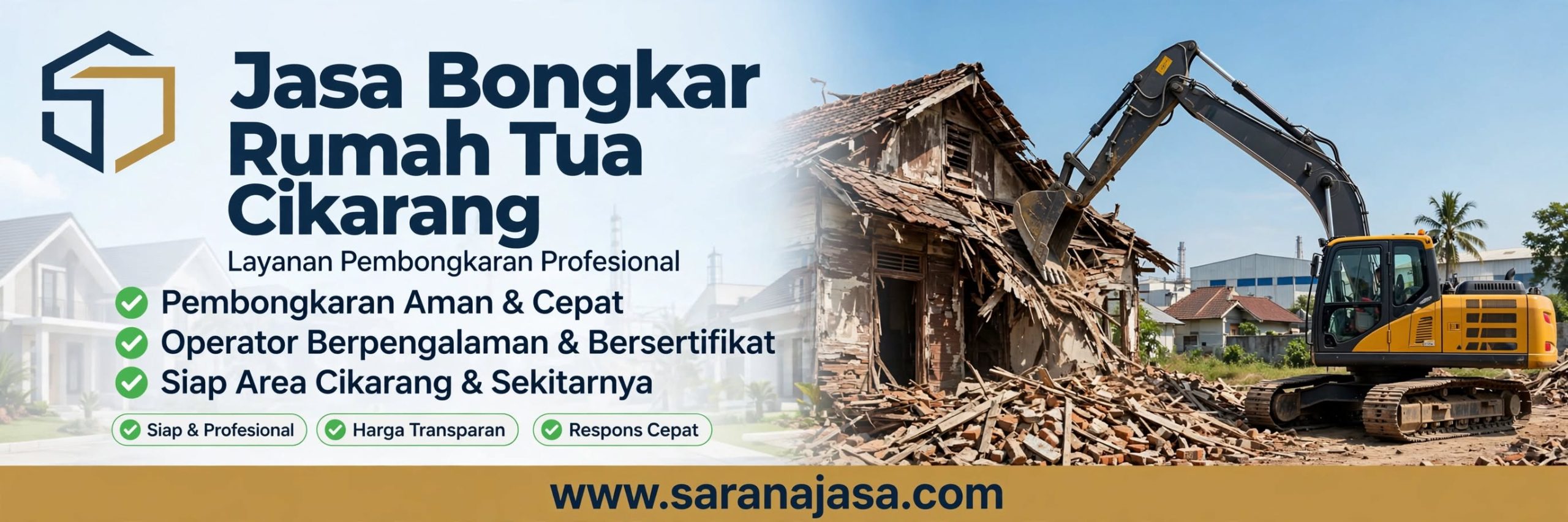 Jasa Bongkar Rumah Tua Cikarang