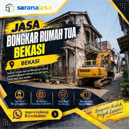 jasa bongkar rumah tua bekasi